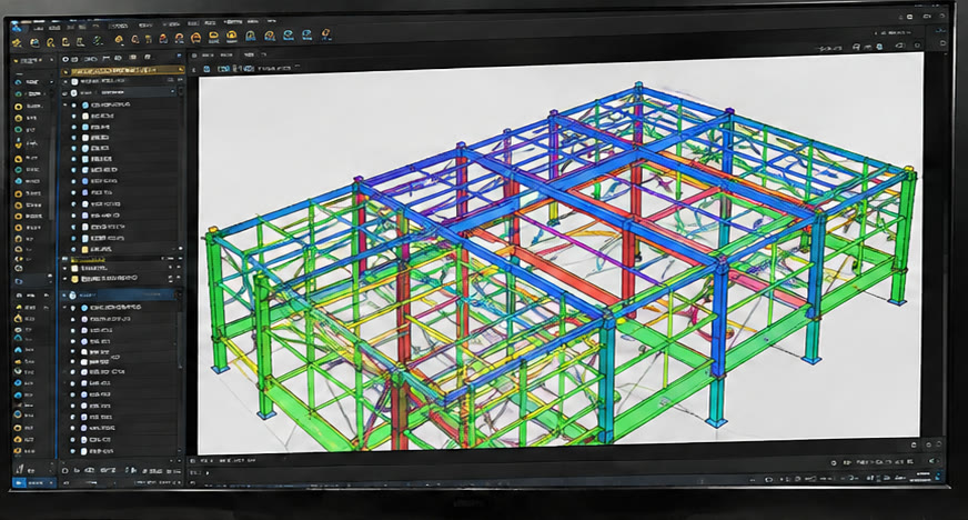 3D-CADによる施工図の作成
