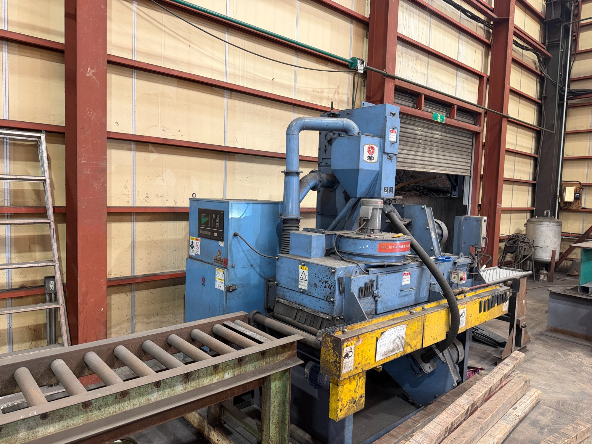 ショットブラスト 鋼板用